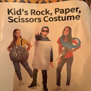 Kids Rock, Paper, Scissors Costume Set